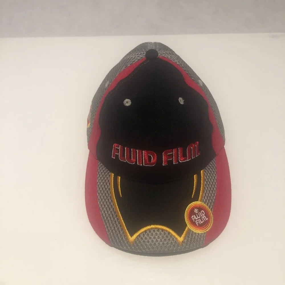 Fluid Film Hat New Cotton Multicolor Red Grey Black Gold Adjustable One Size